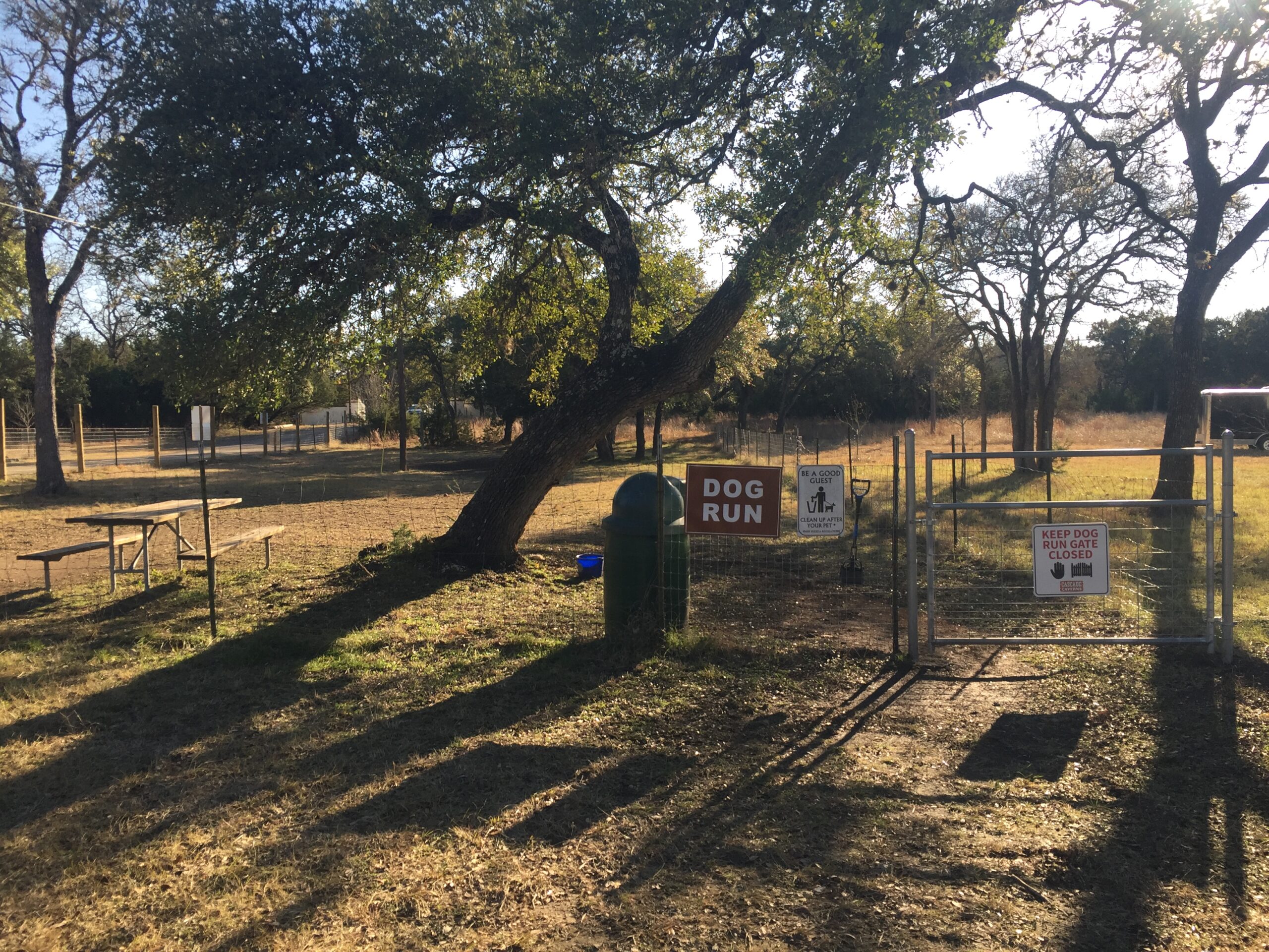 Dog Run at Cascade Caverns